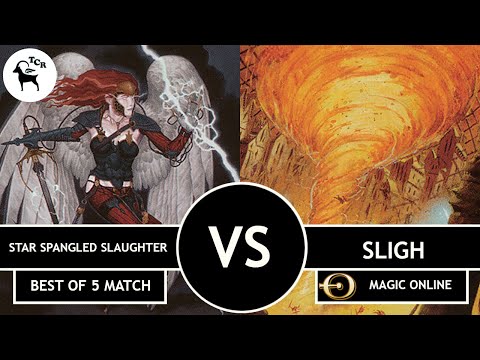 Premodern Star Spangled Slaughter vs Sligh - MTGO Best of 5 Match