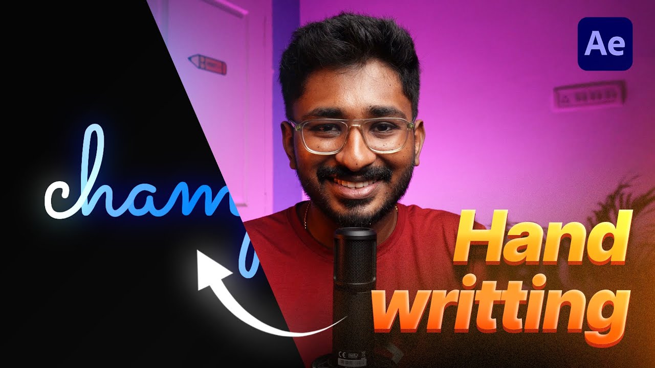Perfectஆன Handwriting Animation | 100% Free Plugin (After Effects Tutorial)