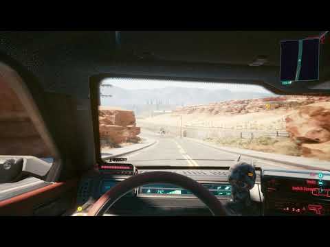 Antre (Dread Soul) - The Accursed - in game driving fail.  Cyberpunk 2077 Release Day
