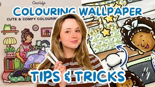More Tips & Tricks on How I Colour 🧁🩵 | Wallpaper, Patterns & Lace | Colouring Tutorial