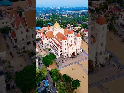 MADRE DE DEUS CHURCH | VETTUCAUD CHURCH | THIRUVANANTHAPURAM | DJI MINI 4 PRO #vettucaudchurch