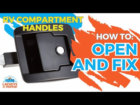 Stuck RV Compartment Latch? HOW TO: OPEN, FIX and IMPROVE IT!