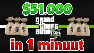 HOE KRIJG JE SNEL VEEL GELD OP GTA 5 ONLINE ($50.000 in 1 Minuut!)