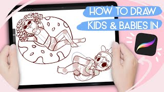 HOW TO DRAW KIDS AND BABIES IN PROCREATE