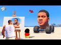 Shinchan Franklin Found Franklin Head Drawing Laptop In Gta 5