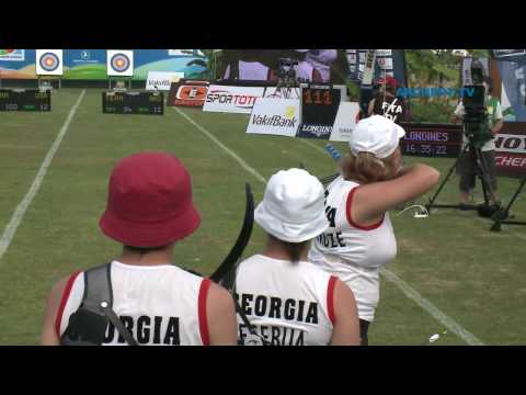USA v Georgia – recurve women's team bronze | Antalya 2010 Archery World Cup S2