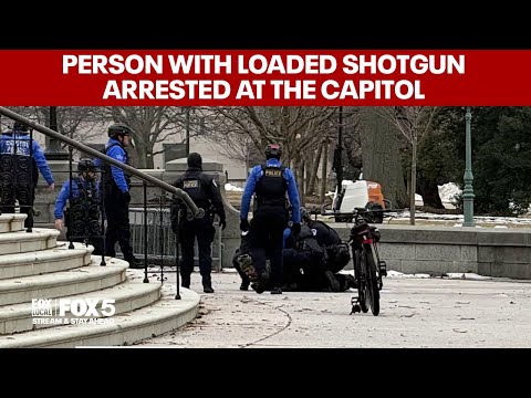 TOP STORIES: Man arrested after running toward Capitol with shotgun