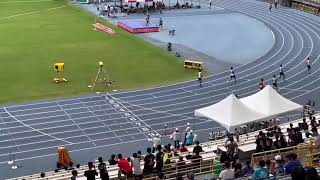 111年臺北市秋季全國田徑公開賽 公開男子100公尺 預賽第1組 楊俊瀚10.41破大會    陳傑