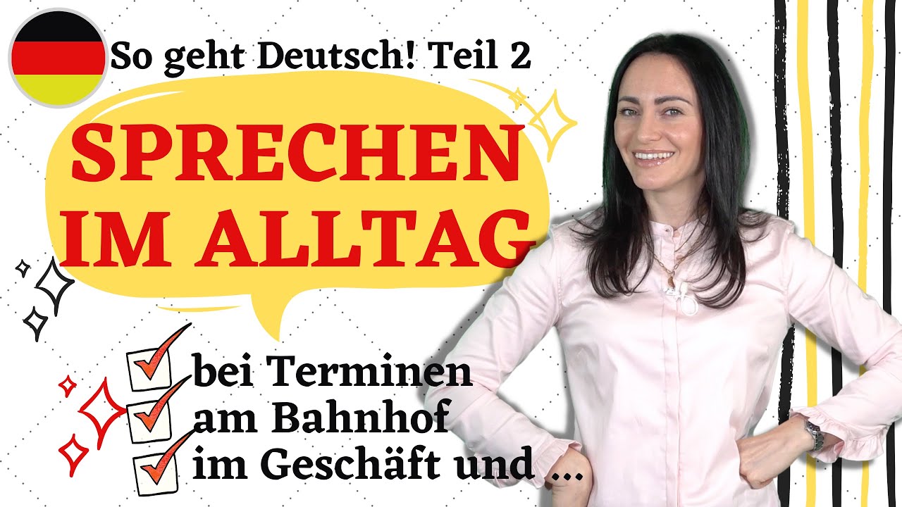 🇩🇪 7 Situationen im Alltag: Was sagt man so? 👍