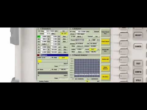 Aeroflex APX7000 Performance Check Setup