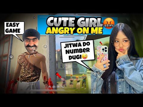 1K Subscribers Special Prank With Cute Girl😂🤣 | FF Easy Game Prank With Cute Girl | Cute Girl Prank🤣