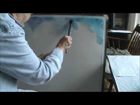 SERIES CLOUD PAINTINGS in WATERCOLOR PART 1 SERIES 1 MILLIE GIFT SMITH