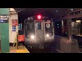 World Trade Center Bound 2007 2009 R160A Alstom E Express Train At West 4th St