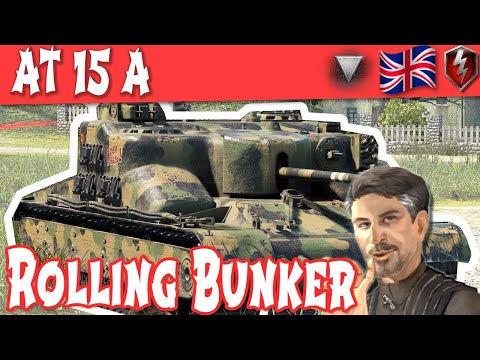 WOT Blitz AT 15A Review & Guide British Tier 7 Tank Destroyer | World of Tanks Blitz