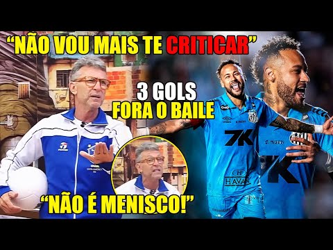 “NEYMAR, ME DESCULPA!” CRAQUE NETO PEDE DESCULPA AO NEYMAR | NEYMAR FAZ 3 GOLS E SANTOS RESPIRA...