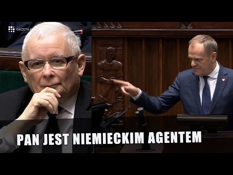 Kaczyński wtargnął na mównicę. Zaatakował Tuska po zacytowaniu słów Lecha Kaczyńskiego