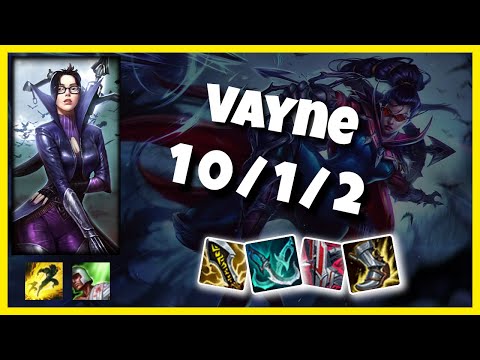 Vayne Gameplay Challenger Replay S11 - 11.5 Bot Lane (10/1/2) - OCE