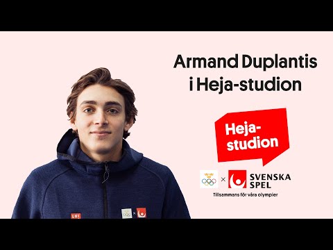 Armand Duplantis gästar Heja-studion - tillsammans för våra olympier