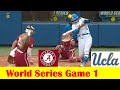 #14 Alabama vs #6 UCLA Softball Highlights, 2024 NCAA World Series Game 1
