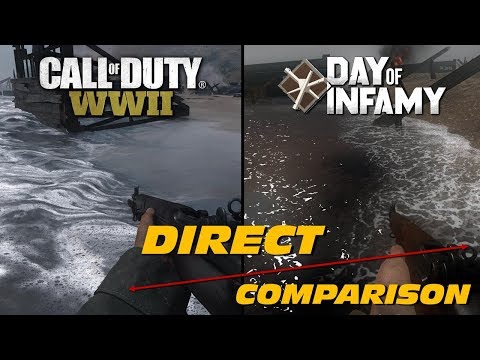 Call of Duty: WWII vs Day of Infamy | Graphic Comparison