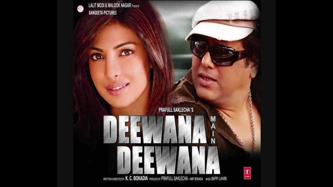 Ek Haseena Ek Deewana Lyrics | Deewana Main Deewana | Govinda, Priyanka Chopra | Anuradha Paudwal, Udit Narayan | Anand Raj Anand