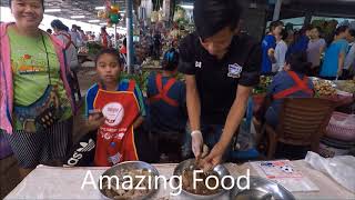 preview picture of video 'Laos Market - Squid seafood'