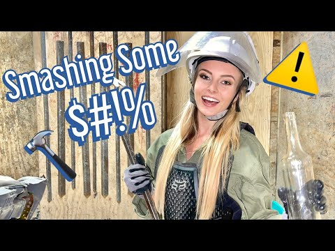 Smashing My Stress Away at Smash Room • Tampa