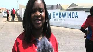 Embwinda Fishing employees hold peaceful demonstra