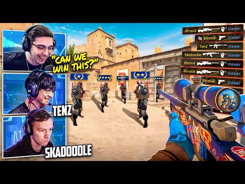 3 PROS VS 5 NOOBS IN COUNTER STRIKE 2