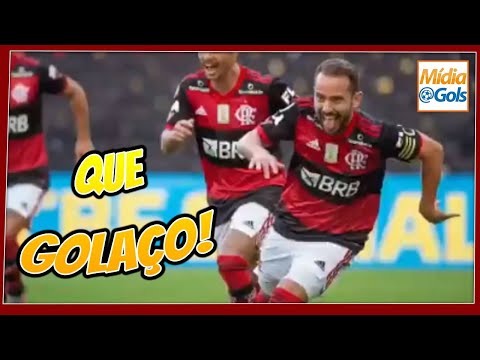GOLAÇO do EVERTON RIBEIRO - Narradores ENLOUQUECEM - Flamengo 2 x 1 Fortaleza