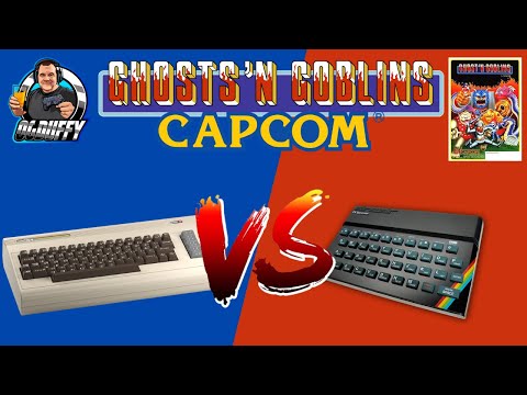 Commodore 64 VS Sinclair Spectrum Ghosts N Goblins Comparison