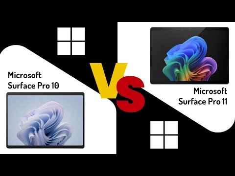 Microsoft Surface Pro 10 vs Surface Pro 11 - spec review & comparison
