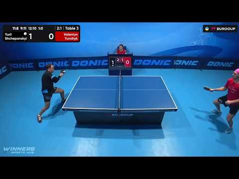 18:00 Yurii Shchepanskyi - Valentyn Yunchyk 20.07.2023 TT Euro.Cup Ukraine Star. Table 3