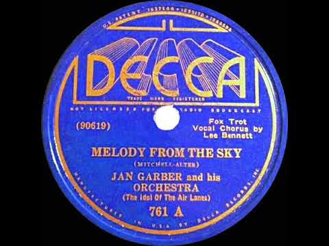1936 HITS ARCHIVE: Melody From The Sky - Jan Garber (Lee Bennett, vocal)