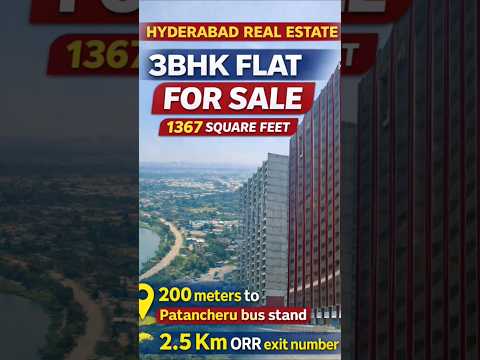 3 BHK 1369 Sq.ft. Apartment for Sale in Patancheru, Hyderabad