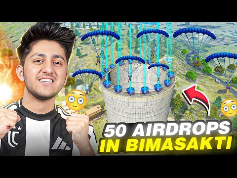 Only Bimasakti Tower Challenge In Free Fire 🔥 Crazy Funny Challenge Only Airdrop- Garena Free Fire