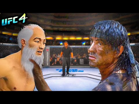Old Bruce Lee vs. Crazy John (EA sports UFC 4)