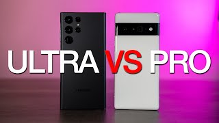 Samsung Galaxy S22 Ultra 5G VS Google Pixel 6 Pro - Should You Pay More?