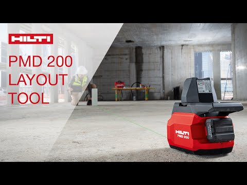 INTRODUCING Hilti PMD 200 interior jobsite layout tool for drywall