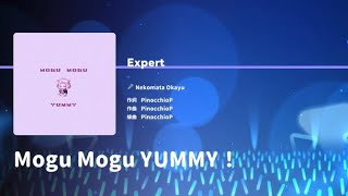 猫又おかゆ『Mogu Mogu YUMMY!』 （難易度：Expert)    遊玩畫面 【hololive Dreams】