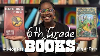 6th Grade Independent Reads | September- December 2024 | Homeschool Chapter Books