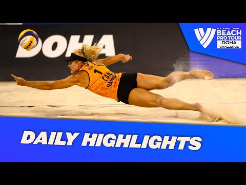 Day 2 of Doha 2022! 🔥 Women's Challenge Highlights #BeachProTour
