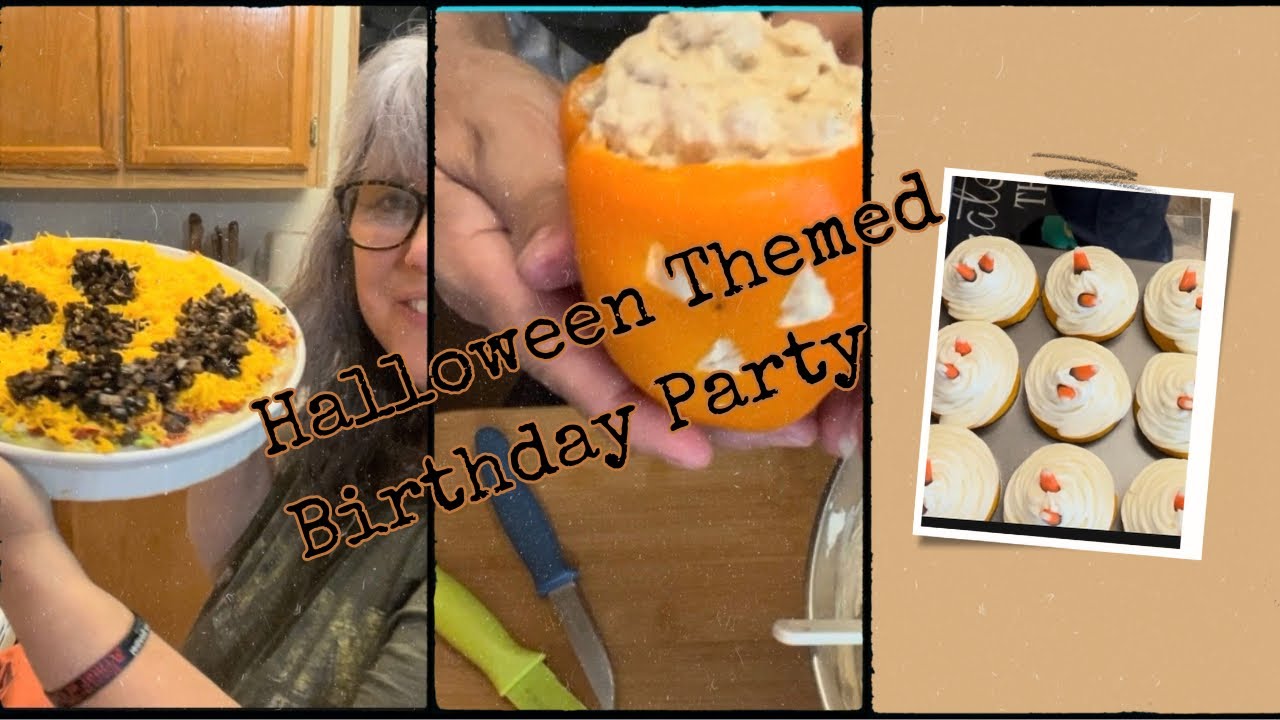 Halloween Birthday Party Prep