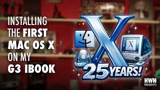 25 Years of Mac OS X • Installing Cheetah on an iBook