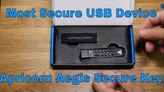 Most Secure Flash Drive| Apricorn Aegis Secure Key| 8GB 256-bit AES XTS Encryption