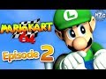 Mario Kart 64 Gameplay Walkthrough Part 2 Luigi 50cc Flower Cup