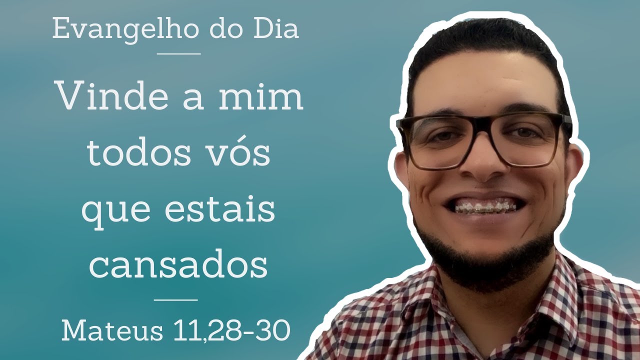 VINDE A MIM TODOS VÓS QUE ESTAIS CANSADOS! Estudo de Mt 11,28-30 | JOÃO CLAUDIO RUFINO