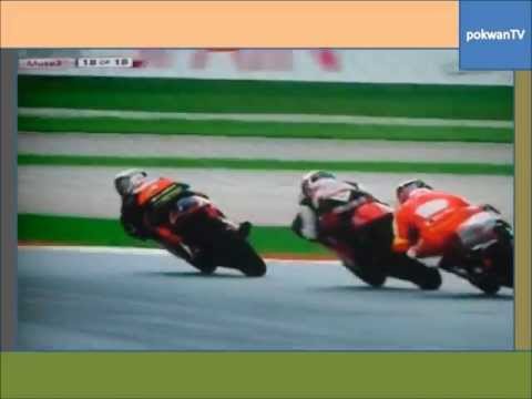 final lap battle.Zulfahmi Khairuddin vs. Jonas Folger vs Sandro Cortese.moto3 2012.
