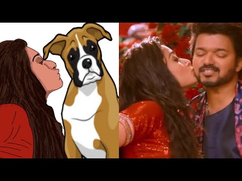 Ranjithame video  | Tami song | memes drawing funny video, 😛😆🤗