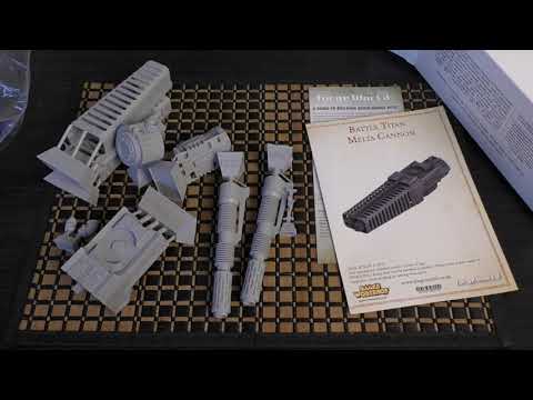 Reaver Titan - Mars Pattern - Reaver Melta Cannon - Unboxing (HH & WH40K)